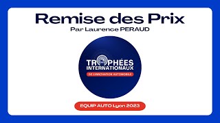 FR Remise des Prix des Trophées Internationaux de lInnovation Automobile  EQUIP AUTO Lyon 2023 [upl. by Tezzil809]