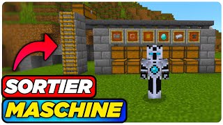 NEU SCHNELL und EINFACH Automatisches Lager Bauen Minecraft Bedrock 121 [upl. by Archangel]