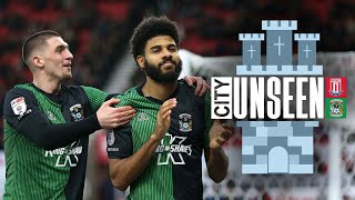 Ellis Simms WINNER keeps Coventry City in the TOP SIX 🥳  City Unseen  Stoke A 📺 [upl. by Ynttirb]