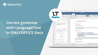 Correct grammar with LanguageTool in ONLYOFFICE Docs [upl. by Worra553]