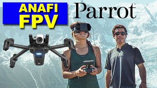 The New Parrot ANAFI FPV Drone  Checking out the cool new camera features [upl. by Vetter]