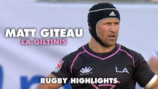 So just how good was Matt Giteau in Major League Rugby  Rugby Highlights [upl. by Addiego]