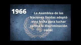 ¡Día internacional de la eliminación de la discriminación racial [upl. by Ynnoj]