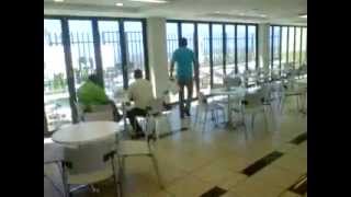 Catching puffadder in crowded canteen [upl. by Tenaj]