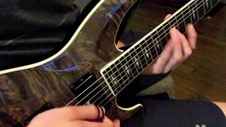 Slaughter to Prevail  Agony Guitar Solo Cover [upl. by Ilocin]