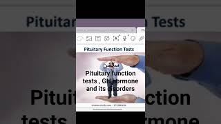 GH hormone functions  disorders of Gh secretion and pituitary function tests dr Mina at MUE [upl. by Uriisa]