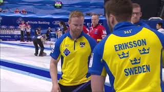 Draw to the button against 4 by Niklas Edin WMCC 2016 [upl. by Bayard]