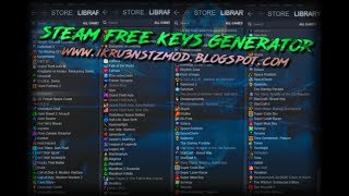 Steam Free Keys Generator v11  Generate a Random Game Keys Working 2019 Proof [upl. by Anerok]