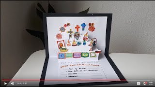 Altar quotDía de los Muertosquot Handicraft for kids How to make a Day of the Dead Altar [upl. by Davena]