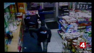 Surveillance video offers first look at fatal shooting inside Detroit gas station [upl. by Dania]