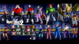 DRAGON BALL XENOVERSE 2 Modded roster with links after DLC 3 [upl. by Ettezel]