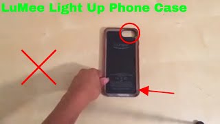 ✅ How To Use LuMee Light Up Phone Case Review [upl. by Akeirahs]