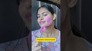 Freckles Pigmentation Removal Pack Treatment shortvideo frecklestreatment pigmentation solution [upl. by Dorison]