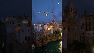 The hidden gem Polignano A Mare Italy travel shorts trending [upl. by Kaden]