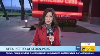 Portillos sells Italian beef at Sloan Park in Mesa AZ [upl. by Nibas]