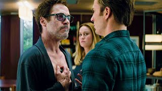 Tony Stark And Steve Rogers Argument Scene In Hindi  Avengers Endgame Movie CLIP HD [upl. by Komara]