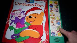 Winnie The Pooh Christmas Days SOUND BOOK [upl. by Murvyn]