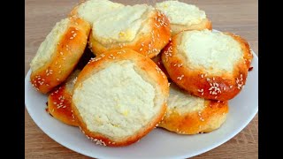 КАК ВКУСНО ПРИГОТОВИТЬ БУЛОЧКИ С ТВОРОГОМ Как приготовить вкусные ватрушки [upl. by Getraer]