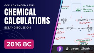 2016 8c Chemistry past paper discussion Chemical Calculation  Inorganic Essay [upl. by Dusen752]