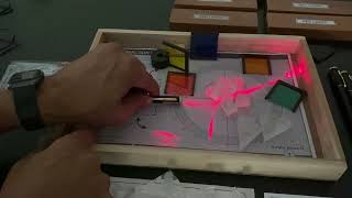 How To Use H Abron 5 Red Laser Pens Study kit with optical accessories board filters Abron Hindi [upl. by Nordek]