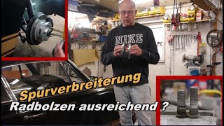 Porsche Spurverbeiterung Brauch ich längere Bolzen Track wideningDo we need longer wheel bolts [upl. by Ahsla]