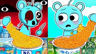 Incredibox Sprunki  SKY Normal Vs Horror Versions Convenience Store Food Mukbang Animation  ASMR [upl. by Ayeki911]