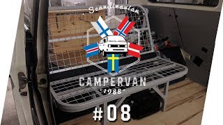 Zusammenbau amp Einbau des Rock and Roll Bed VW T3 Syncro Camper Ausbau Conversion 8 I Campingbus [upl. by Arther]