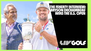 The Feherty Interview Bryson DeChambeau Wins The US Open [upl. by Harewood101]