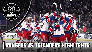 Stadium Series New York Rangers vs New York Islanders  Full Game Highlights  NHL on ESPN [upl. by Jamieson]