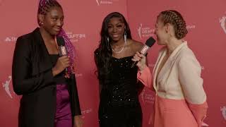 2024 WNBA Draft Orange Carpet [upl. by Fanchette558]