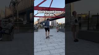 Andrew Haswell Green Park NYC nycstreets streetsofnewyork [upl. by Aihtniroc]