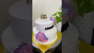 Beautiful cake design cake cookercake cakedecoration spongecake cakedesign birthdaycake [upl. by Brownley257]