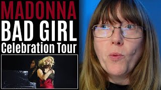 Vocal Coach Reacts to Madonna Bad Girl Celebration Tour Opening Night [upl. by Artemahs]