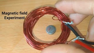 Magnetic field science EXPERIMENT [upl. by Ebneter]