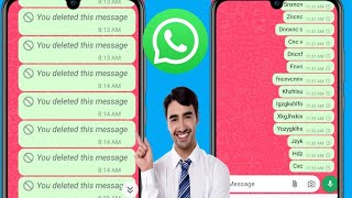 How To Recover Deleted Messages On WhatsApp 2024  WhatsApp Deleted Messages Recovery [upl. by Akenna977]