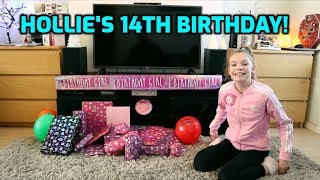 Hollies 14th Birthday  Opening Presents [upl. by Eidaj]