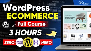 Create Complete ECommerce Website with WordPress  WordPress WooCommerce Full Course 2024 [upl. by Moneta]