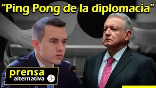 La caída final de Noboa contra AMLO en la guerra de la embajada [upl. by Anyer]