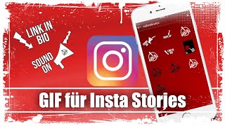 Eigene GIFsGif Sticker für Instagram Story erstellen Tutorial [upl. by Zelig434]