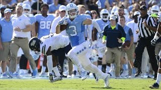 UNC Football Ryan Switzers Career Day vs Pitt [upl. by Sheply]