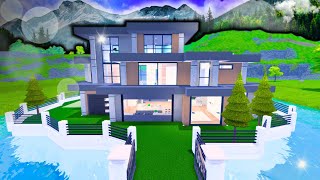 ROBLOX 🏘️⏩ Lake Side Mansion  Best Of RoVille Home Edition With House Code  RoVille Tours [upl. by Nonnahsed]