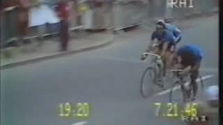 Mondiali ciclismo Praga 1981 Saronni perde in volata dal belga Maertens [upl. by Naujed]