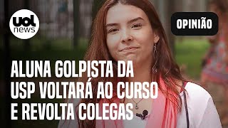 Aluna golpista da USP que desviou R 1 milhão voltará ao curso de medicina colegas se revoltam [upl. by Adnicaj205]