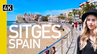 Sitges Spain Guided Tour  Europes best beach 2024 [upl. by Somisareg73]