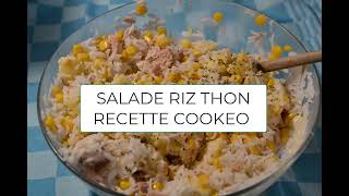 Salade composée riz thon recette cookeo [upl. by Neiviv]