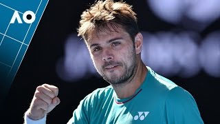 Wawrinka v Tsonga match highlights QF  Australian Open 2017 [upl. by Pietro921]