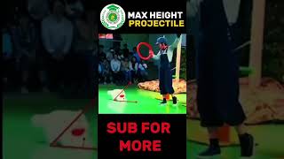 To use projectile motion physics science short viral  physics work [upl. by Eikcim]