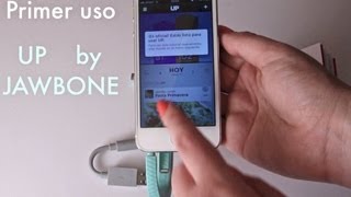 Jawbone UP V2  Review 2013 PRIMER USO Start Up Pulsera UP  Español [upl. by Anilorac30]