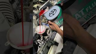 How to transmission oil change Toyota Corolla 16 2015 mechancial automobile engine acservice [upl. by Alehtse]