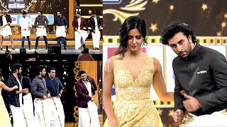 South Actress enjoying the nonstop fun on stage by Ranbir Kapoor Katrina Kaif amp other South Actors [upl. by Ffilc]